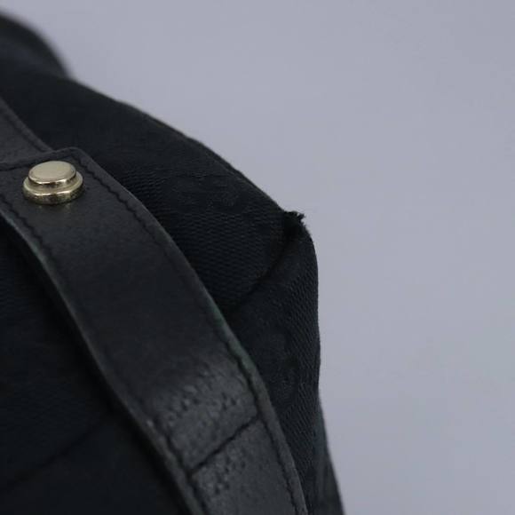 GUCCI GG Canvas Tote Bag Black Gold 130736 Auth 100266 - Picture 16 of 16